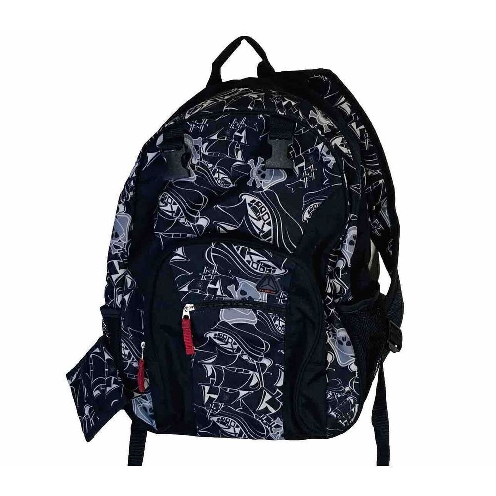 GAP GapKids Black White Skull & Crossbones Backpack -- Back‎ to School Essential